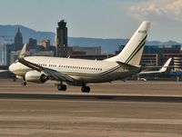 N315TS @ KLAS - Tudor-Saliba Corp. - Sylmar, California / 2000 Boeing 737-7CU - by Brad Campbell