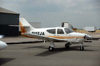 N112JA @ EGBT - N112JA seen on the platform of Turweston Aerodrome, England - by Henk van Capelle