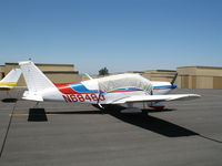 N6848J @ PRB - 1976 Piper PA-28-181 with cockpit covered @ Paso Robles Municipal, CA - by Steve Nation