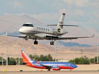 N725QS @ KLAS - Jet Flight Services & Netjets Sales Inc. - Oklahoma City, Oklahoma / 2004 Israel Aircraft Industries GULFSTREAM 200 - by SkyNevada - Brad Campbell