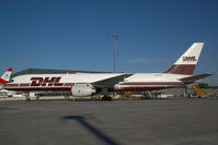 OO-DPF @ VIE - DHL Boeing 757-200F - by Yakfreak - VAP
