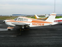 N6296W @ LHM - Auburn Outboard Service 1964 Piper PA-28-140 @ Lincoln Municipal Airport, CA - by Steve Nation
