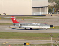N967N @ DTW - Northwest - by Florida Metal