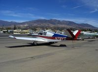 N78YB @ SZP - 1950 Beech B35 BONANZA, Continental E-185-8 196/185 Hp, tip tanks - by Doug Robertson