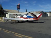 N78YB @ SZP - 1950 Beech B35 BONANZA, Continental E-185-8 196/185 Hp, refueling - by Doug Robertson