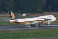 9V-SPO @ ZRH - Singapore Airlines 747-400 - by Andy Graf-VAP