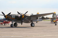 N138AM @ YIP - P-38 - by Florida Metal