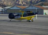N80AS @ SZP - 1992 Pitts Aerobatics S-2B SPECIAL, Lycoming AEIO-540-D4A5 260 Hp, taxi off Rwy 04 after landing - by Doug Robertson