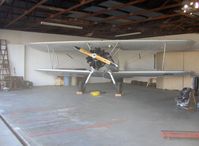 N1702B @ SZP - 1942 Boeing PT-13D 'Ruthie's Doll', Continental W670 220 Hp, in hangar - by Doug Robertson
