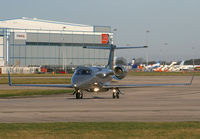G-MOOO @ EGCC - Cool looking Learjet - by Kevin Murphy