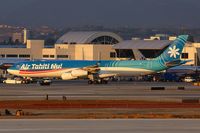 F-OJGF @ LAX - Air Tahiti Nui F-OJGF being towed into her gate at the Tom Bradley International Terminal (TBIT) late in the day. - by Dean Heald