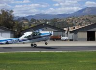 N2051S @ SZP - 1975 Cessna 210L CENTURION, Continental IO-520-L 300 Hp, flap landing Rwy 04 - by Doug Robertson