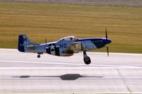 N5427V @ CID - Arriving Runway 27 - by Glenn E. Chatfield