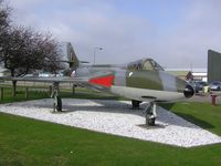 WT612 @ EGWE - Hunter gate-guardian at RAF Henlow - by Simon Palmer
