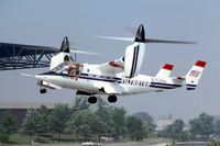 N702NA @ CGX - XV-15 demonstration at McCormick Place and Meigs Field - by Glenn E. Chatfield