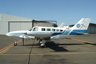 VH-MAX @ YBAF - Cessna 402B Photographic camera aircraft - by Lachlan Brendan