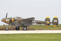 N138AM @ BKL - P-38 - by Florida Metal