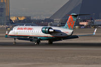 N77302 @ KLAS - America West Express - (Mesa Airlines) / 1999 Bombardier Inc CL-600-2B19 - by Brad Campbell