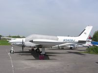 N340GJ @ EGTR - Cessna 340 - by Simon Palmer