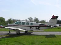 N7251Y @ EGTR - Beech Bonanza at Elstree - by Simon Palmer