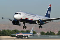 N679AW @ KLAS - US Airways / 2005 Airbus A320-232 - by Brad Campbell