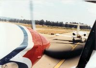 N25Y @ SMX - Ready for takeoff. Flying with Lefty Gardner out of Santa Maria Ca. on a maint. flight (with lots of acro). - by Dave Horn