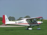 G-CBVY @ EGBK - Ikarus C42 visiting Sywell - by Simon Palmer