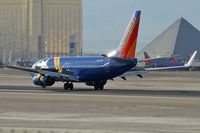 N727SW @ KLAS - Southwest Airlines - 'Nevada One' / 1999 Boeing 737-7H4 - by Brad Campbell