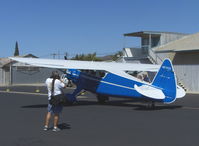 N67433 @ SZP - 1942 Howard DGA-15P, P&W R-985 Wasp Jr. 450 Hp, Archibald 'B', formerly based SZP - by Doug Robertson