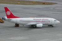 D-AHLF @ VIE - Georgian Airlines Boeing 737-500 - by Yakfreak - VAP