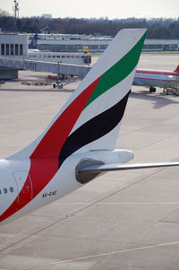 A6-EAE @ DUS - At Düsseldorf airport - by Micha Lueck