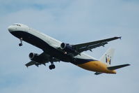 G-OZBI @ EGCC - Monarch - Landing - by David Burrell