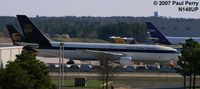 N148UP @ RDU - Ready to load up on multiple shipments - by Paul Perry