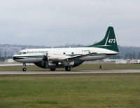 C-GVSK @ YXX - 1955 Convair 580 (340) - by Guy Pambrun