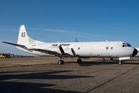 C-GYVI @ CYQF - Air Spray Lockheed Electra - by Yakfreak - VAP