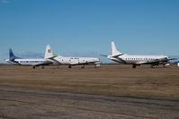 C-GYVI @ CYQF - Air Spray Lockheed Electra - by Yakfreak - VAP