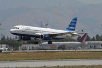 N519JB @ KSJC - Airbus A320 - by Mark Pasqualino