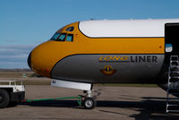 C-GHZI @ CYQF - Air Spray Lockheed Electra - by Yakfreak - VAP