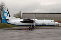 JU-8258 @ SCN - Fokker F50 - by Volker Hilpert