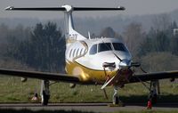 D-FATN @ SCN - Pilatus PC-12/47 - by Volker Hilpert