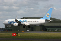 5B-DBV @ EGHH - Boeing 737 8Q8 - by Les Rickman