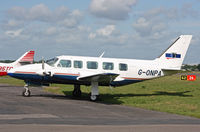 G-ONPA @ EGHH - PA-31-350 Navajo Chieftain - by Les Rickman