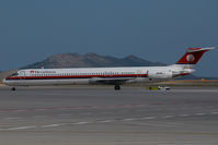 I-SMET @ ATH - Meridiana MD80 - by Yakfreak - VAP