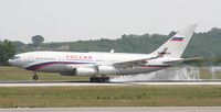 RA-96016 @ VIE - Präsident Putins air force one Ilyushin96 touchdown on RWY34 - by Dieter Klammer