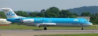 PH-OFM @ EGCC - klm cityhopper fokker 100 (F28-0100) - by mike bickley