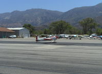 N25TS @ SZP - 1992 Saylor VAN's RV-6, Lycoming O&VO-360 180 Hp, Winner of Copperstate Dash 1999 at 189.05 knots in Millenium Experimental Class. 2nd fastest time in the race from Apple Valley, CA to Coolidge, AZ. Landing roll Rwy 22 - by Doug Robertson
