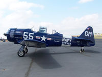 N7648E @ KFTG - Trophy Hunter North American SNJ3 1942 (2006 paint) - by Bluedharma