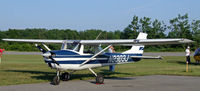 N8303J @ KBQR - Jim's trusty 150- at the EAA Fly-In picnic - by Jim Uber