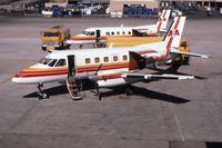 N403AS @ DFW - E110 that I will be taking from DFW to LAW - by Glenn E. Chatfield