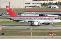 N361NW @ DTW - Northwest - by Florida Metal